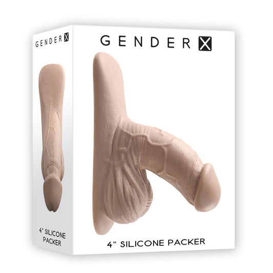 Gender X 4'' SILICONE PACKER - Light
